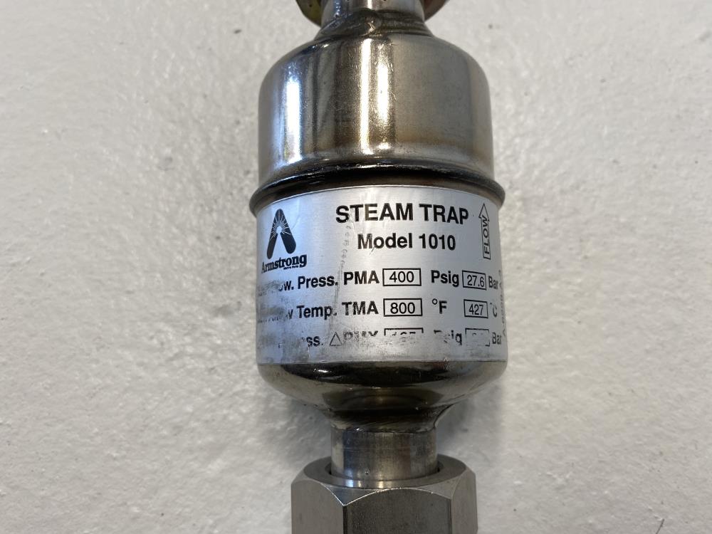 Armstrong 1010 Steam Trap 1/2" NPT, 400 PSIG with Strainer